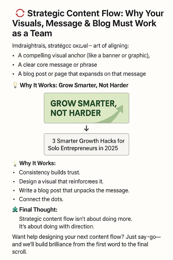 Strategic Content Flow
