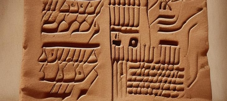 The oldest known clay tablets