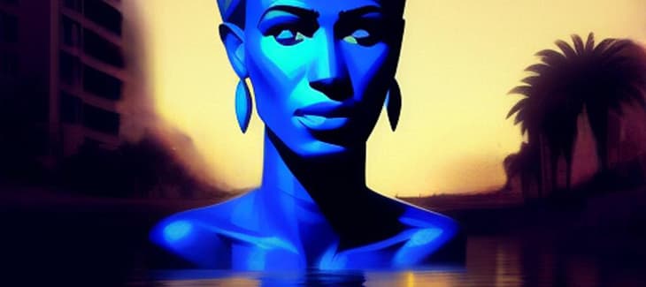 Lapis lazuli, the color of the nile