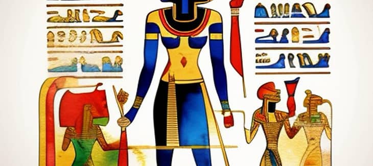 Prominent colors in ancient Egypt and their meanings