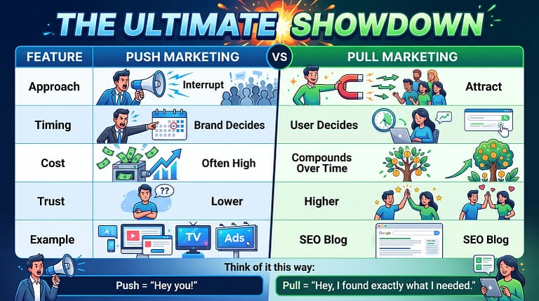 Pull vs Push Marketing 2 Pull vs Push Marketing