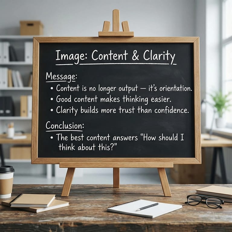 Key Principles for Marketing Today 7 Content & Clarity
