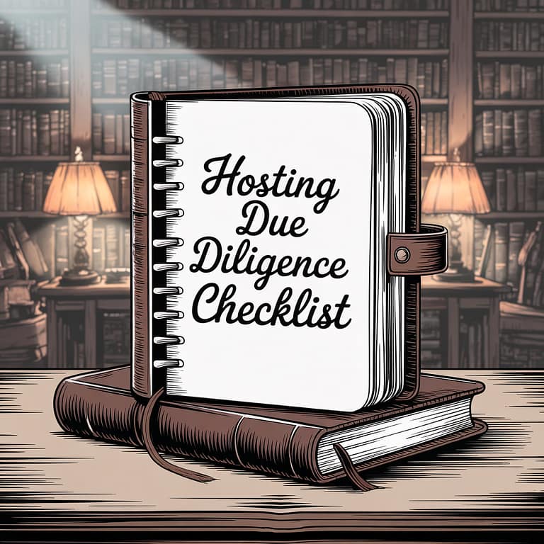 Hosting Due Diligence Checklist 2 Hosting Due Diligence Checklist