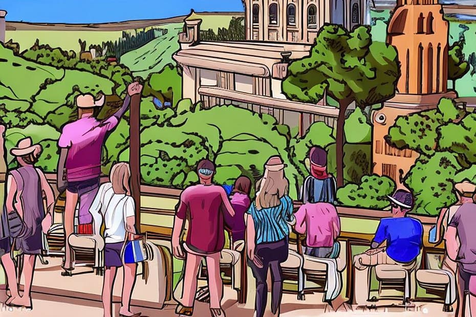 Tourist tour for California, the Golden State. San Francisco, Napa Valley, Lake Tahoe, Yosemite National Park, Los Angeles, Santa Monica, San Diego