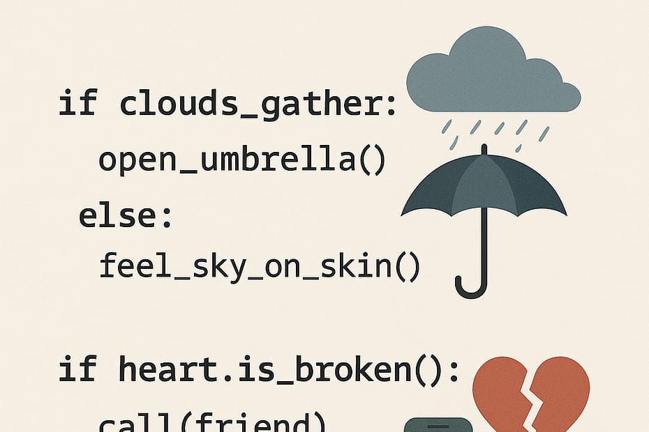 A reflection on if-statements as choices