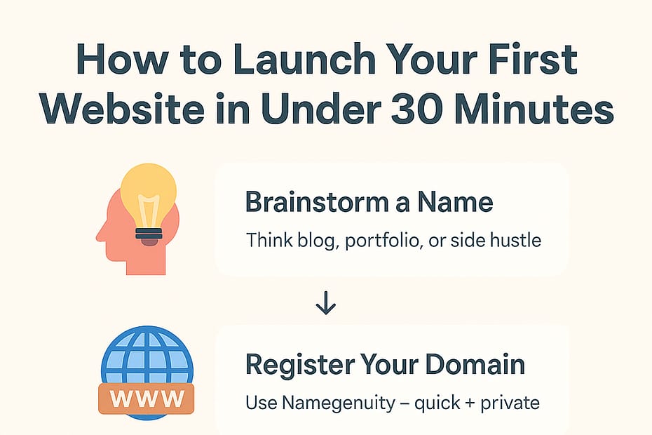 Namegenuity.com – Review. Domain and hosting, all in one