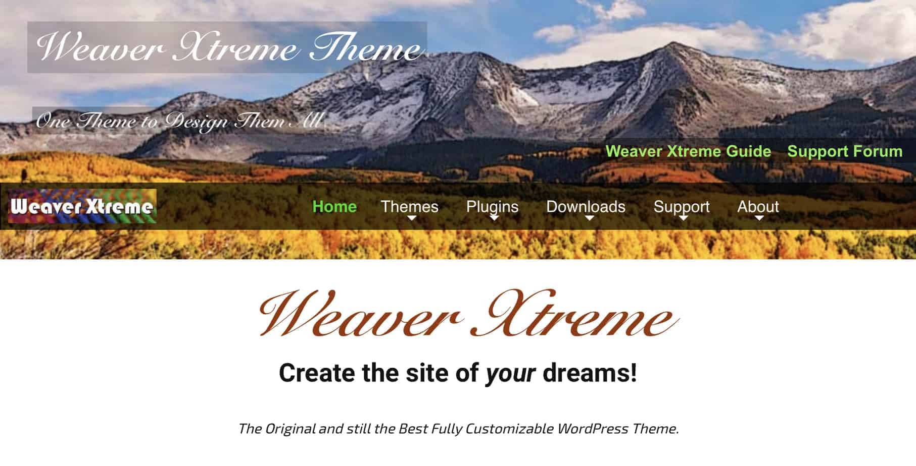 Testing the weaver theme. One of the best fully customizable and easy to use WordPress themes - Website