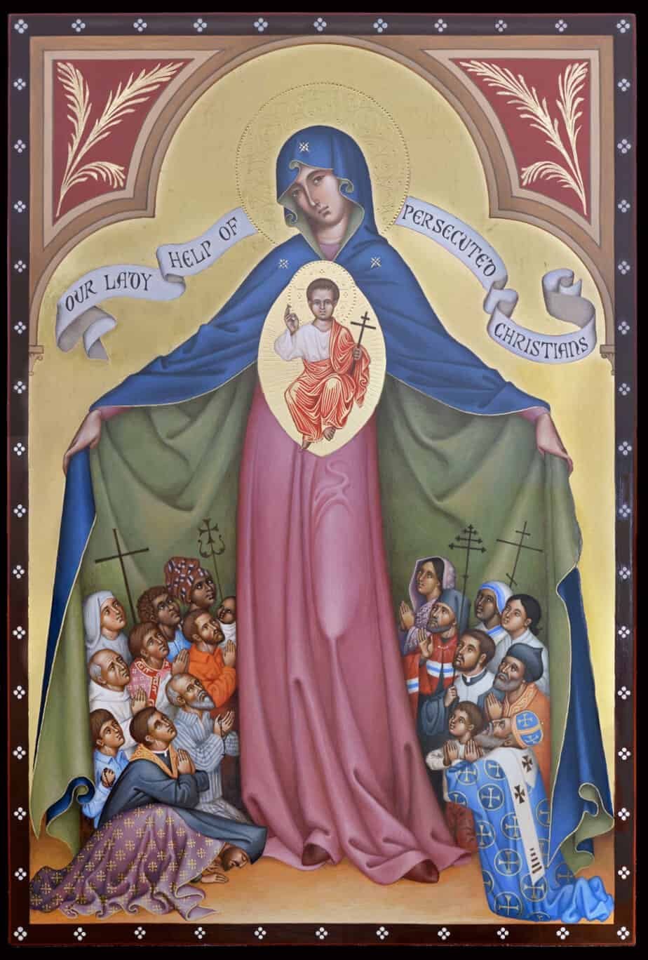 Our Lady of Help, perpetual succour, auxiliatrix Christionorum invoked by the oppressed, rejected and persecuted