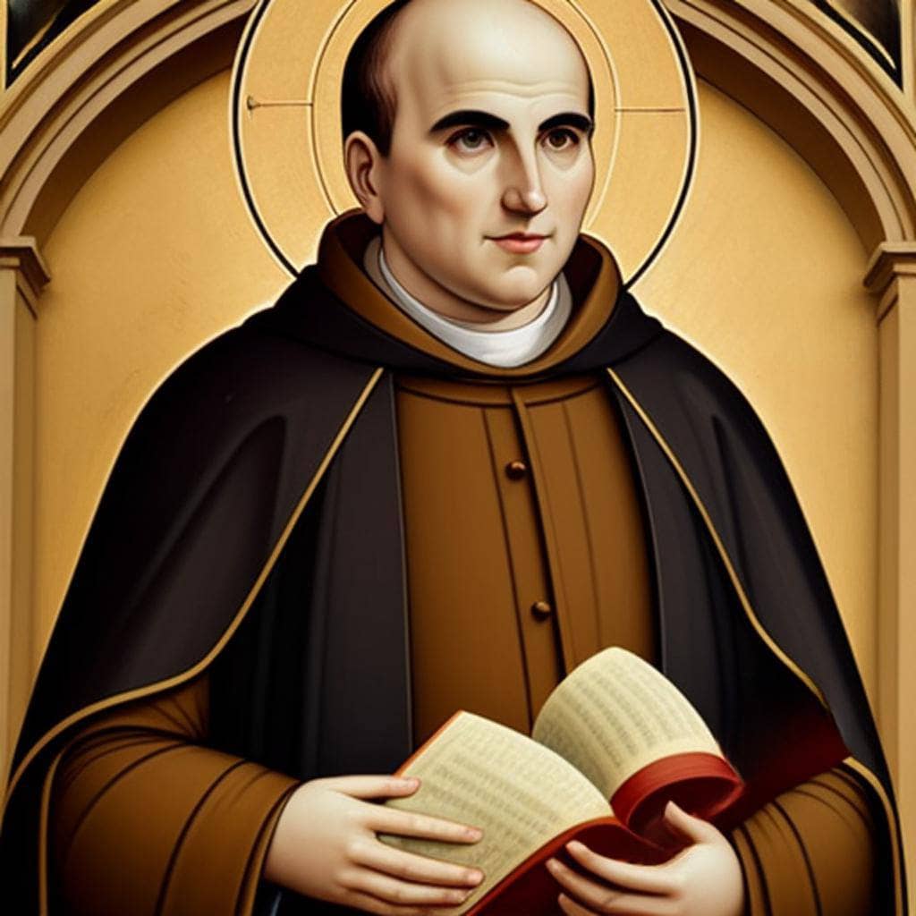 Saint Thomas Aquinas, theologian and philosopher. His clear and concise writings. The five ways.