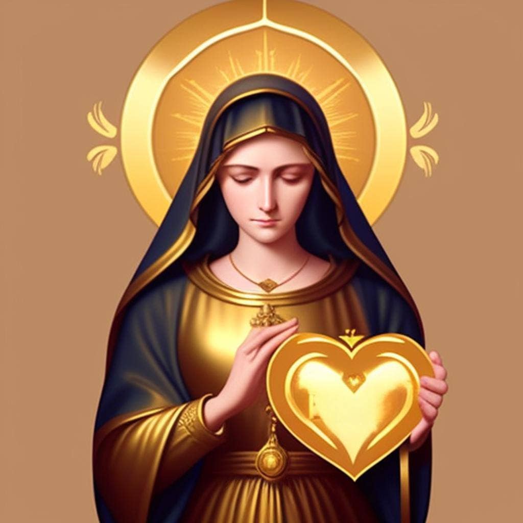 The virgin with the golden heart