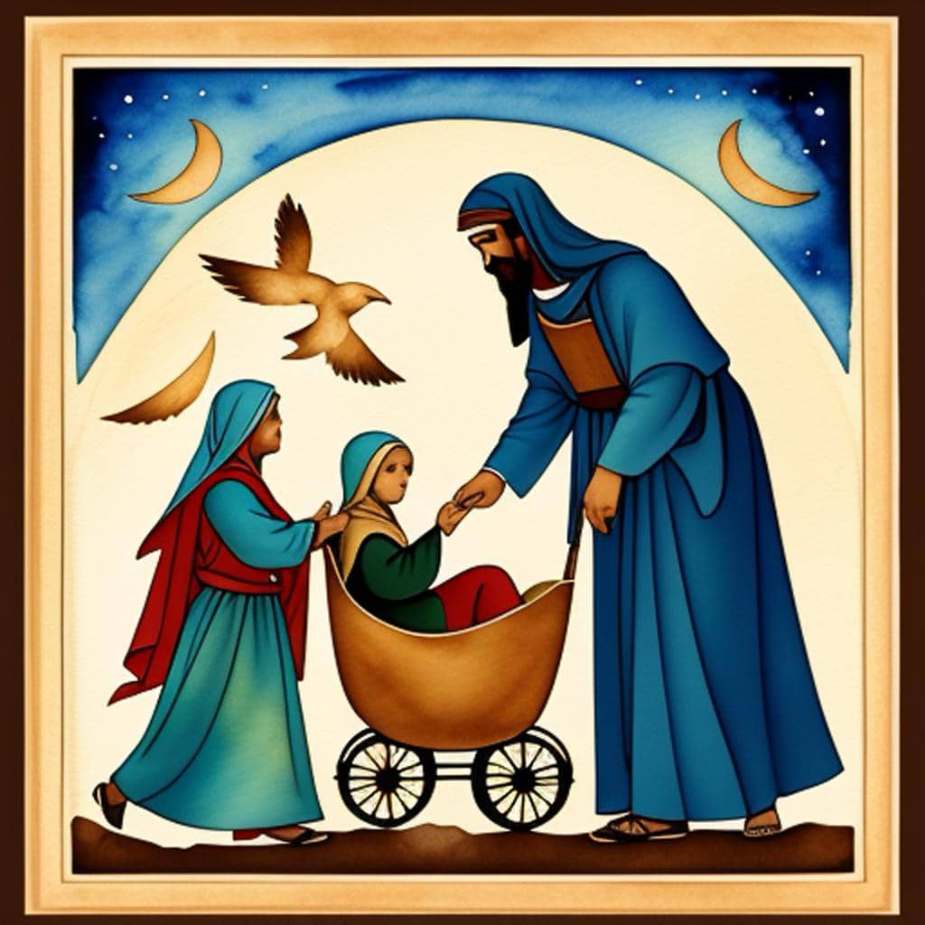 The flight to Egypt 