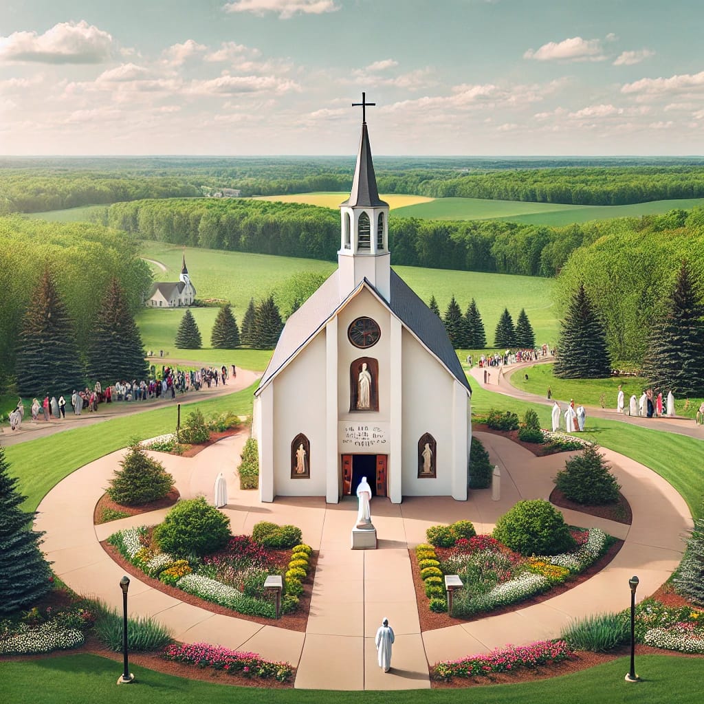 National Shrine of Our Lady of Good Help in Champion, Wisconsin. 