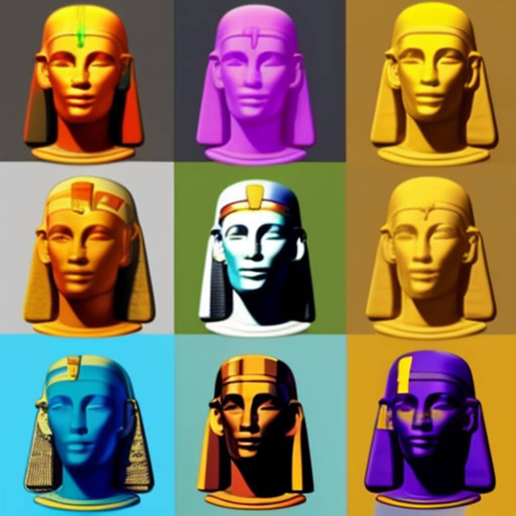 Colors of ancient Egypt | Blog in peace with feather