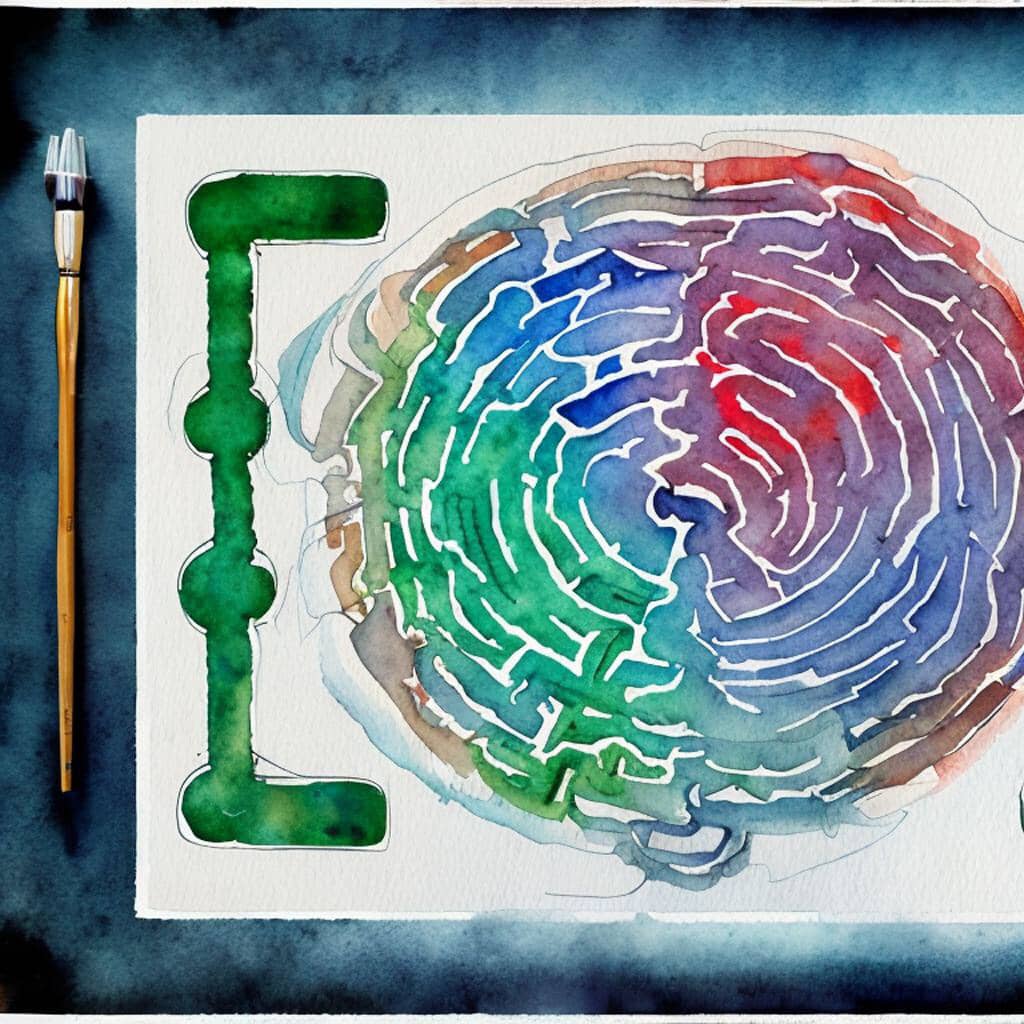 The labyrinth as symbol for the functioning of the brain, particularly in relation to the inner workings of the mind and consciousness